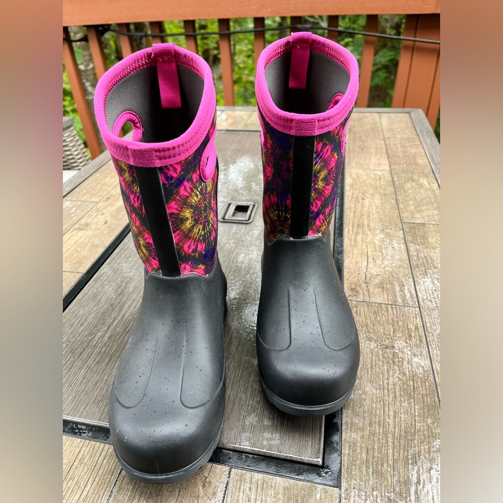 Kid’s Bogs Bloom Rain Boots Size Youth 3